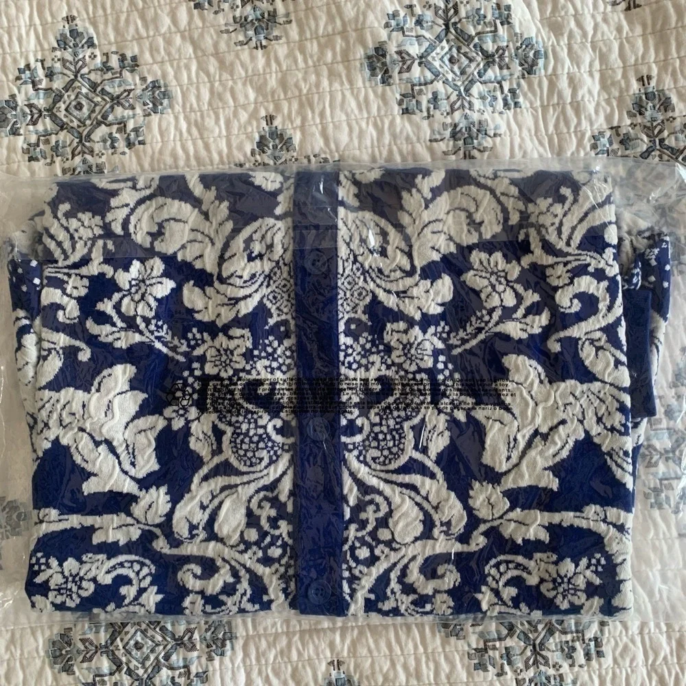 ALICE + OLIVIA Bradford Jacquard Grandpa Cardigan - Picture 9 of 9